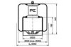 PE Automotive 084.115-74A Boot, air suspension